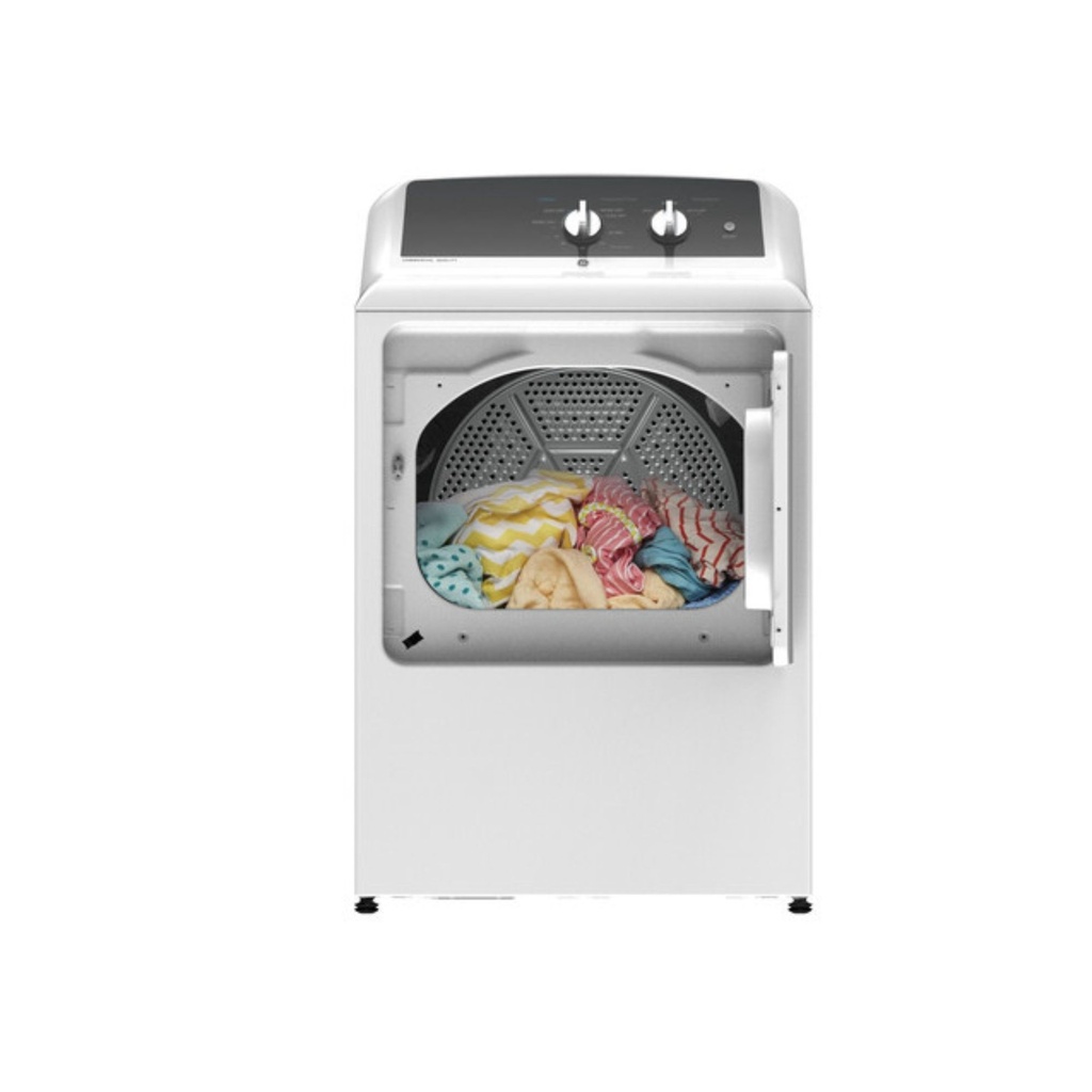 GE-GTX52GASPWB-Front-Loading Dryer with Laundry