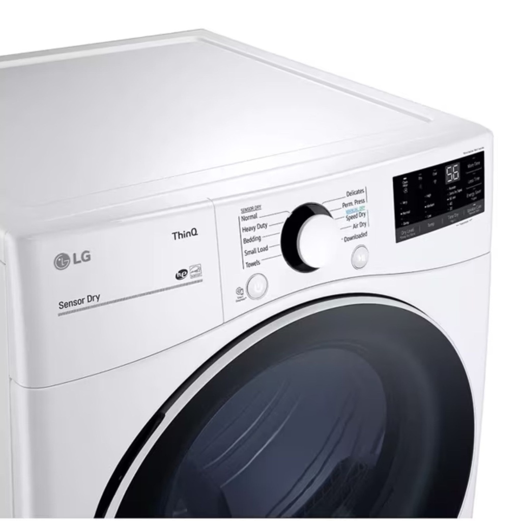 LG-DLE3600W-control view