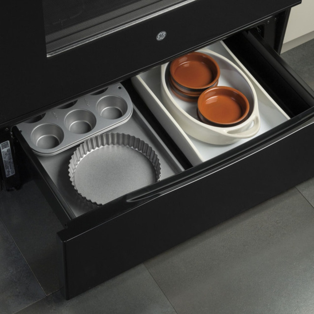GE-JB645DKBB-Oven Storage Drawer with Bakeware