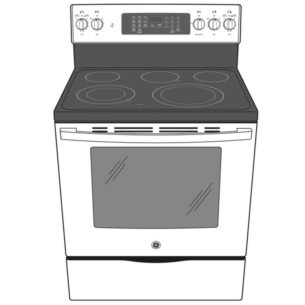 GE-JB735SPSS-Diagram of Electric Range