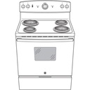 GE-JBS160DMBB-Diagram of Electric range