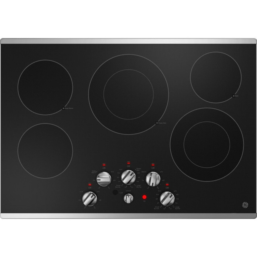 JEP5030STSS-front view with control knobs