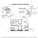 GE-JGB735DPBB-Single Oven gas range