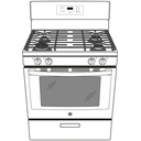 GE-JGBS61DPBB-Diagram of Gas range