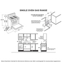 GE-JGBS61DPBB-Single oven gas range