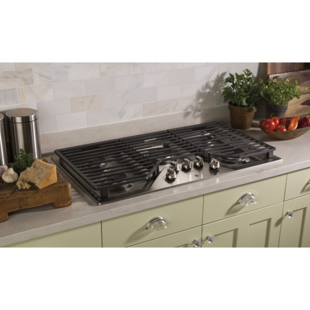 JGP5036SLSS-modern gas cooktop setup