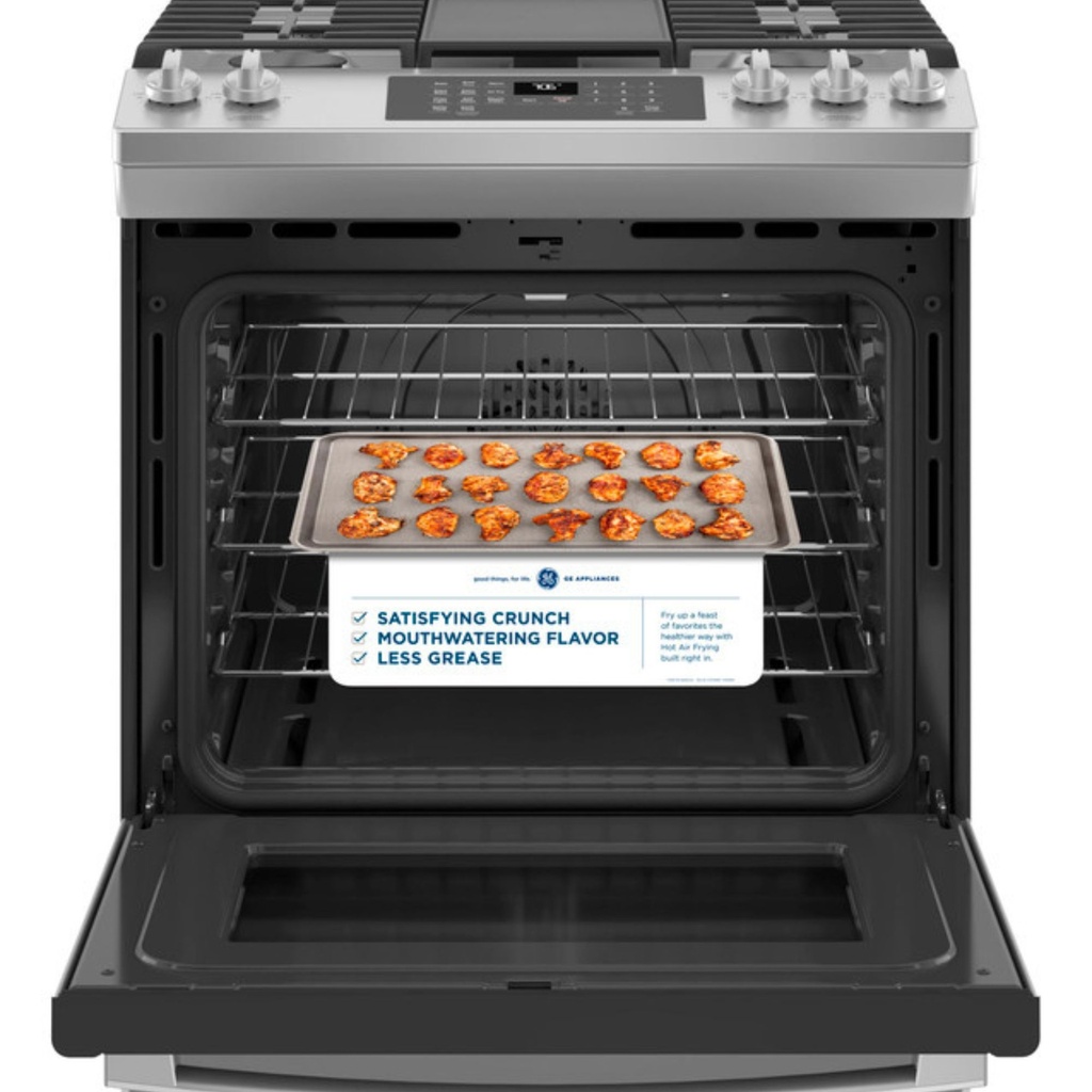 GE-JGS760SPSS-Air Fry Oven with Crispy Snacks
