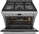 Electrolux ECFD3668AS 36" Dual Fuel Range with 6 Burners, 4.4 cu. ft. Oven Capacity, True Convection, Continuous Cast Iron Grates and Temperature Probe in Stainless Steel