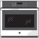 GE-JKS3000SNSS-Diagram of single wall oven