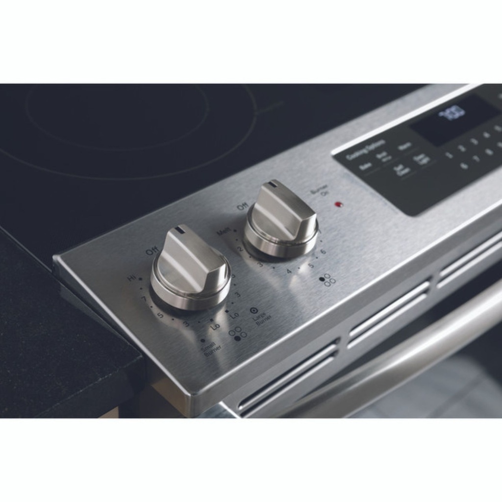 GE-JS645SLSS-Stainless steel knobs