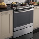 GE-JS645SLSS-Two 9"/6" 3100W Power Boil elements