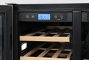 TBC2401DI 24 inch Dual Zone Beverage Center with 21 Bottle and 95 Can Capacity, Rolling Slideways, 2 Activated Charcoal Filter, in Stainless Steel