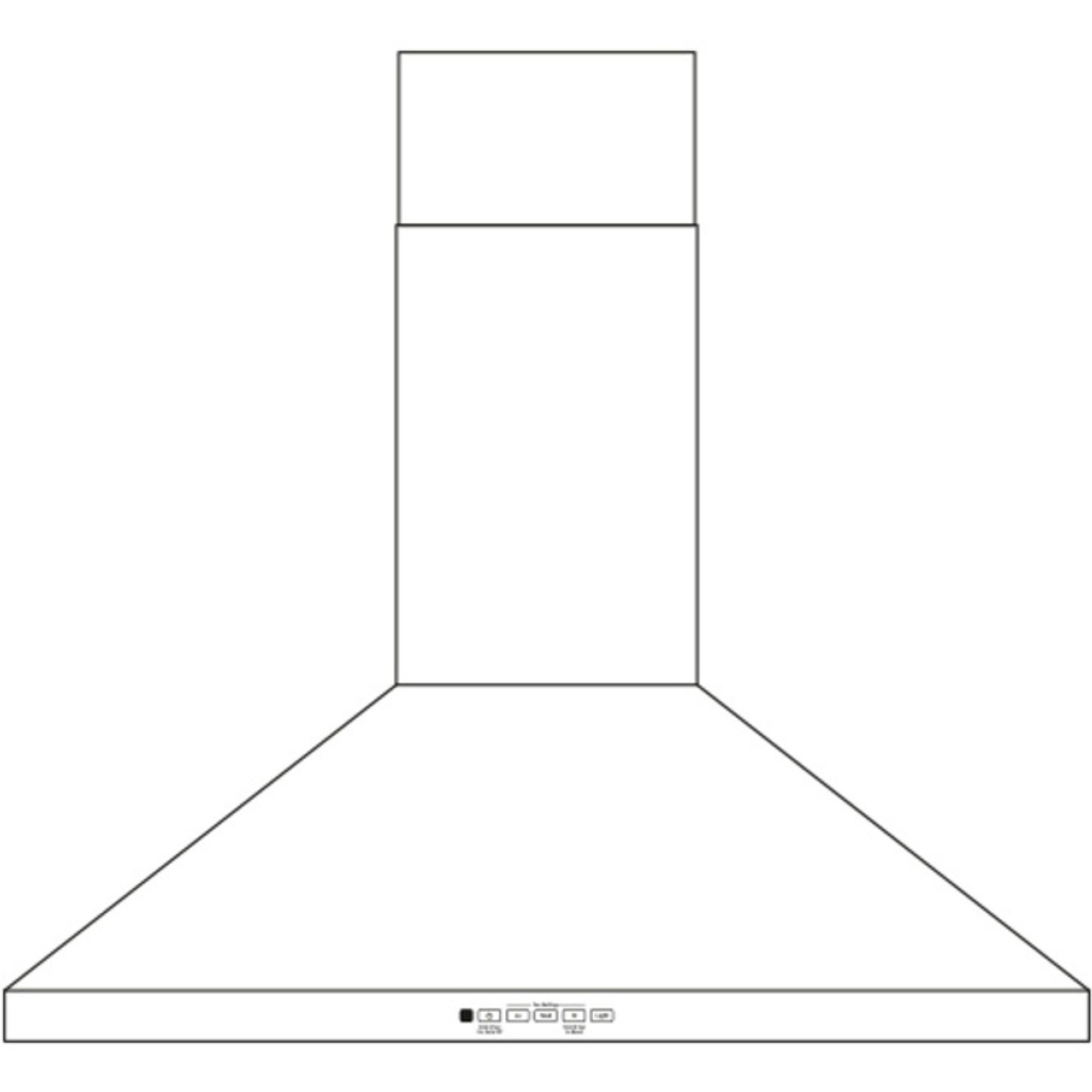 GE-JVW5301BJTS-Diagram of Chimney