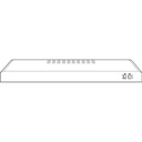 JVX3300DJBB diagram of cabinet range hood