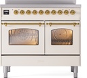 ILVE Nostalgie II 40" UPDI406NMPAWG Induction Range, front view