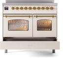 ILVE Nostalgie II 40" UPDI406NMPAWG Induction Range, drawer opened