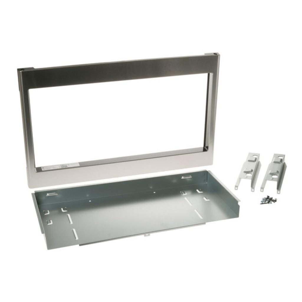 GE-JX827SFSS-Microwave trim kit with installation components
