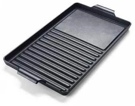 Verona VEGRD100C Cast Iron Grill / Griddle Combination - W 9 inch D 15 inch - 7 ½ inch lbs.