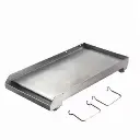 Verona VEGRL300SS Stainless Steel Griddle for Gas Top Ranges