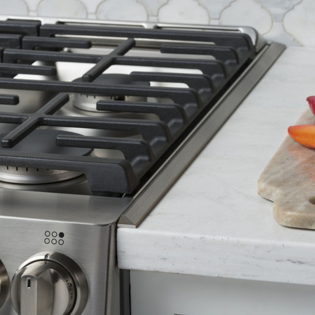 GE-JXFILLR1SS-Slide-in Range Filler Kit - Stainless Steel