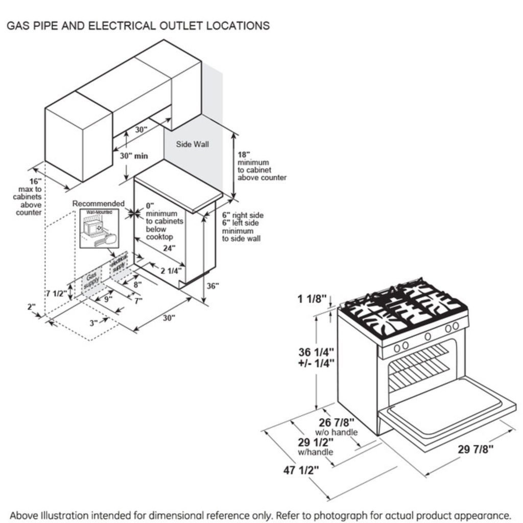 GE-P2S930YPFS-Dimensional