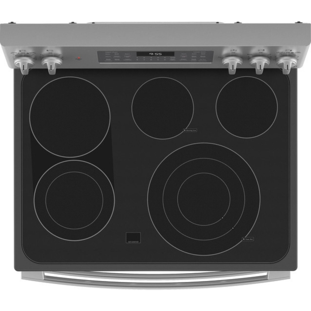PB965YPFS electric double oven range with 5 elements
