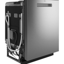 GE-PDP715SYVFS-Back view of a built-in dishwasher
