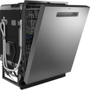 GE-PDP715SYVFS-Open door revealing the interior racks