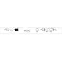 GE-PDT145SGLBB-Diagram of control panel