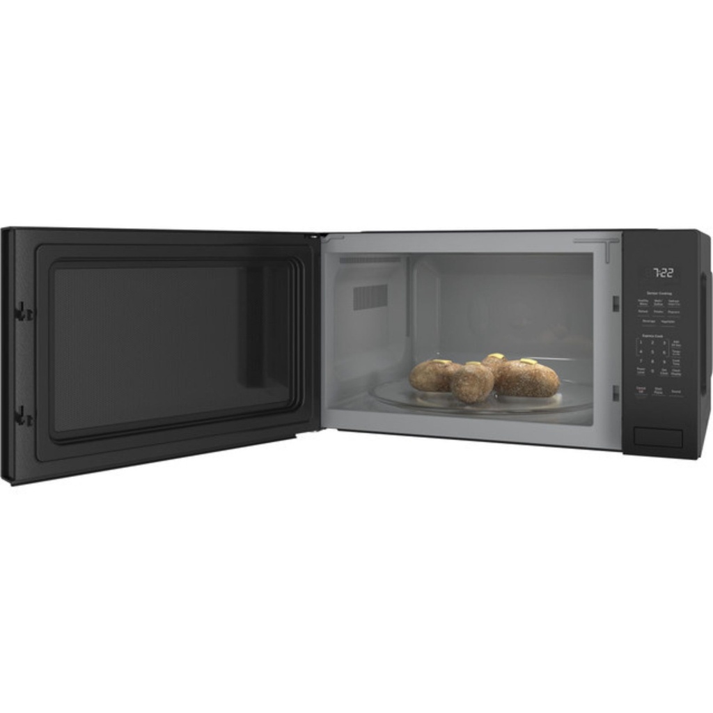 GE-PEB7227DLBB-Potatoes on a glass turntable