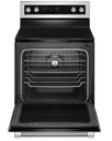 Maytag MER8800FZ 30 inch Freestanding Electric Range with 5 Elements, 6.4 cu. ft. Oven Capacity, True Convection, AquaLift Self-Cleaning Technology in Fingerprint Resistant Stainless Steel