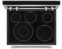 Maytag MER8800FZ 30 inch Freestanding Electric Range with 5 Elements, 6.4 cu. ft. Oven Capacity, True Convection, AquaLift Self-Cleaning Technology in Fingerprint Resistant Stainless Steel