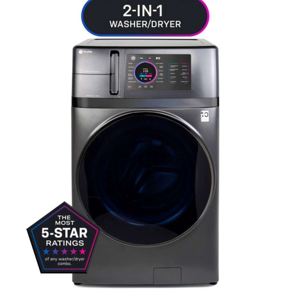 GE-PFQ97HSPVDS-2-in-1 Washer/Dryer