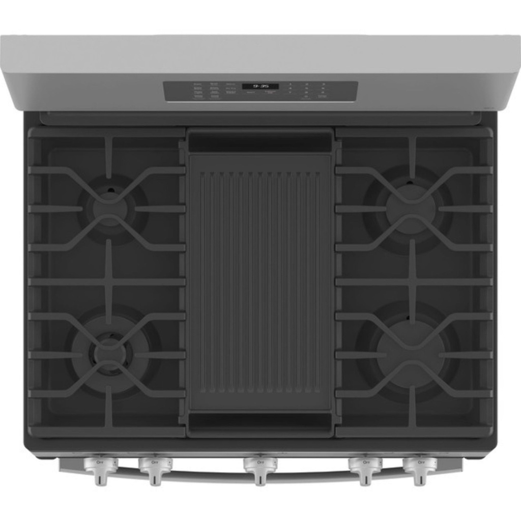 GE-PGB935YPFS-Fingerprint Resistant Range with No Preheat Air Fry