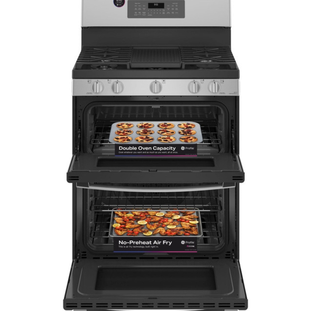 GE-PGB965YPFS-Double oven capacity