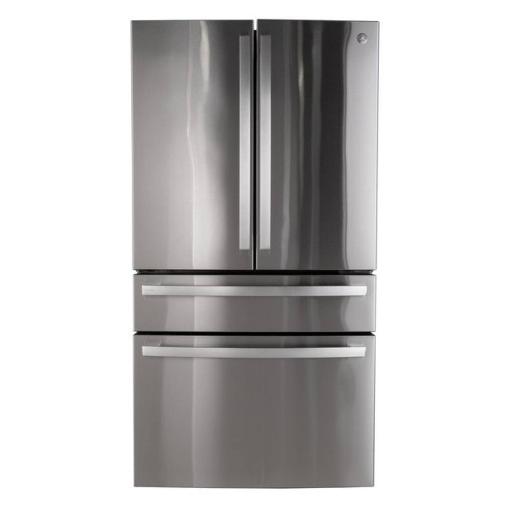 GE-PGE29BYTFS-28.7 Cu. Ft. Smart Fingerprint Resistant 4-Door French-Door Refrigerator