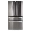 GE-PGE29BYTFS-28.7 Cu. Ft. Smart Fingerprint Resistant 4-Door French-Door Refrigerator