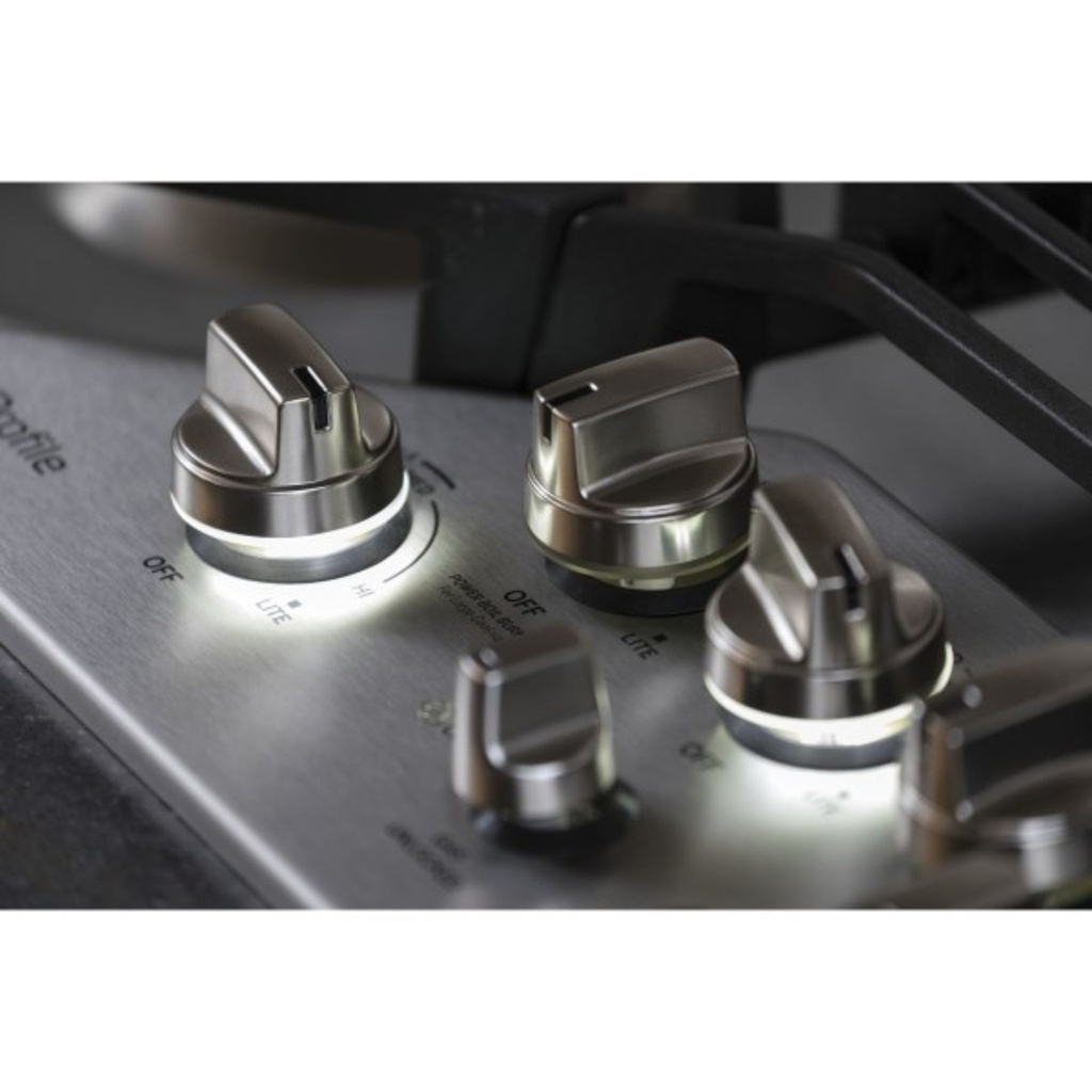 GE-PGP7030SLSS-White LED Backlit Heavy-Duty Knobs