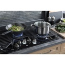 GE-PGP7036DLBB-Modern Gas Cooktop in Use