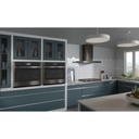 GE-PGP7036DLBB-Modern Kitchen with Gas Cooktop and Range Hood