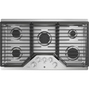 GE-PGP7036SLSS-36" Built-In Gas Cooktop with Five Burners