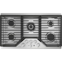 GE-PGP9036SLSS-36" Built-In Tri-Ring Gas Cooktop with 5 Burners