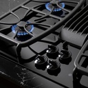GE-PGP9830DRBB-Four gas cooking burners