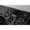 GE-PGP9830DRBB-Four gas cooking burners