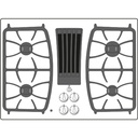 GE-PGP9830DRBB-Diagram of30" Built-In Gas Downdraft Cooktop