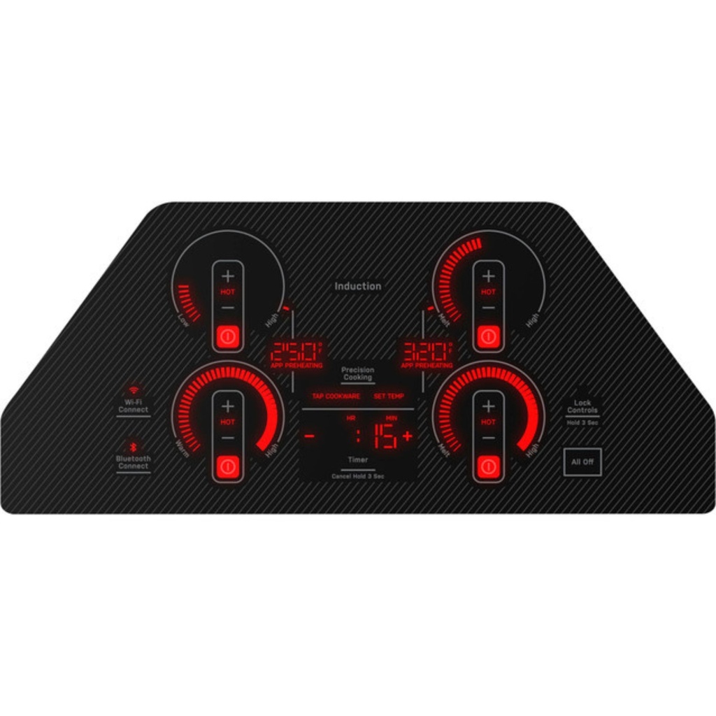 GE-PHP9030DTBB- Cooktop Control Panel