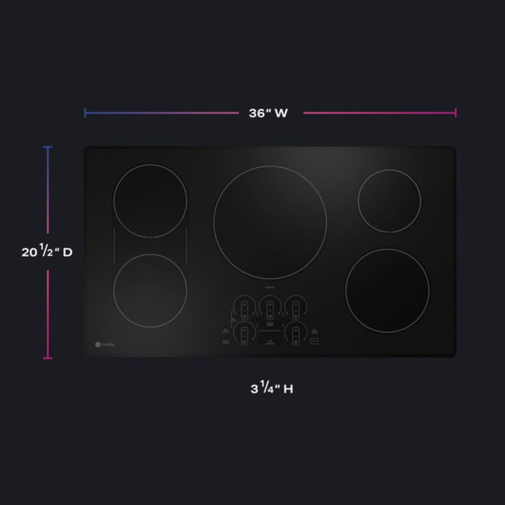 PHP9036DTBB dimensions