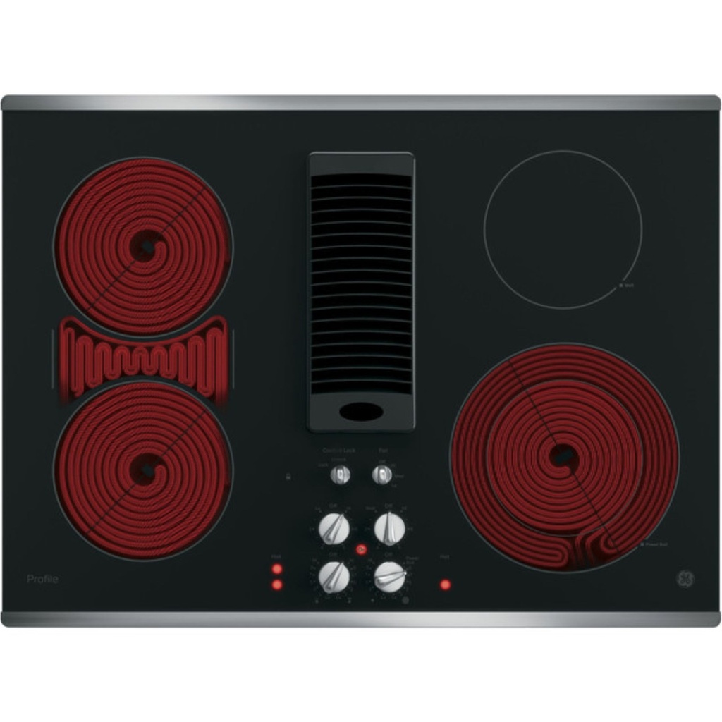 PP9830SRSS four radiant cooking elements