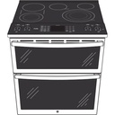 GE-PS960YPFS-Diagram of30" Smart Slide-In Electric Double Oven Convection Fingerprint Resistant Range