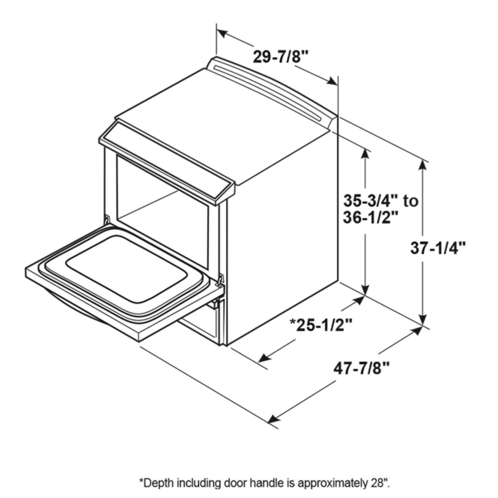 PSS93BPTS dimensions